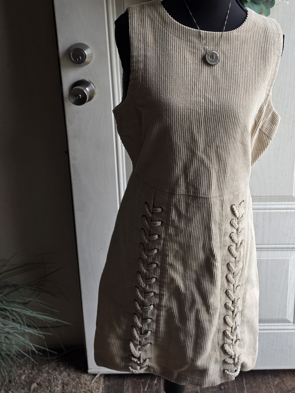She + Sky Corduroy Dress
